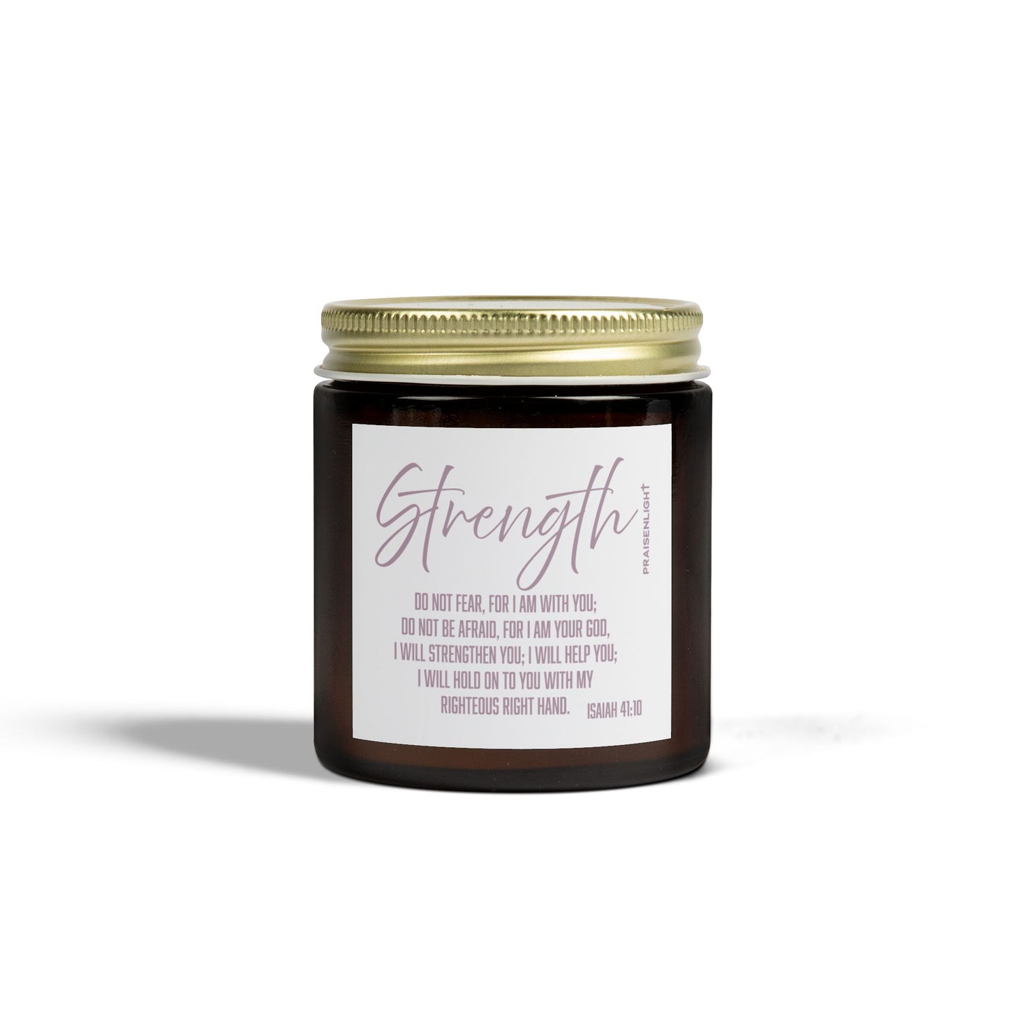 Scented Candle - God's Strength Isaiah 41:10