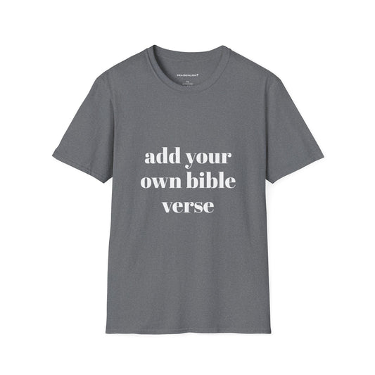 Customizable Bible Verse Softstyle T-Shirt