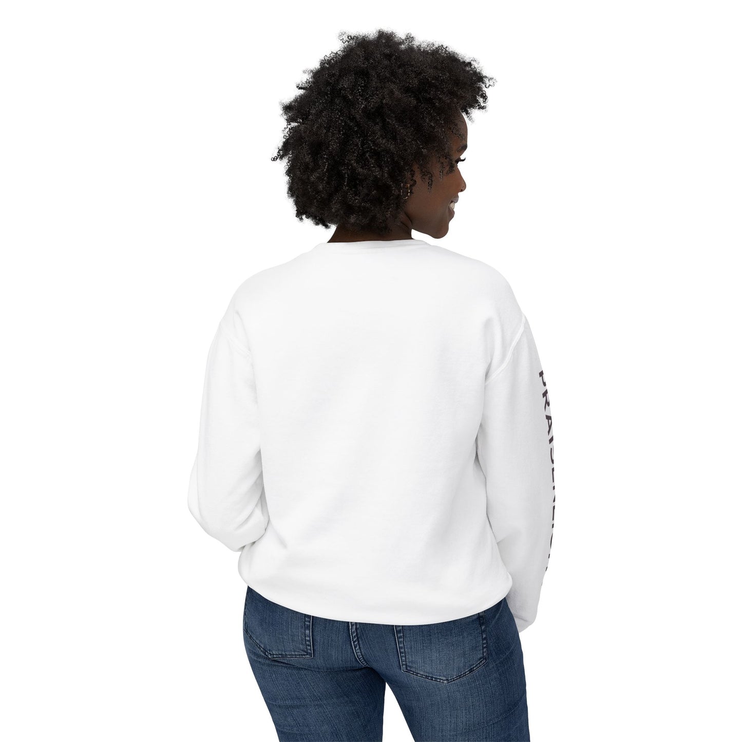 Psalm 9:1 Lightweight Crewneck Sweatshirt